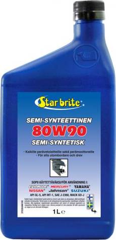Växelhusolja 80W90 syntetisk blandning 1L - Motorolja - D151564 - 2