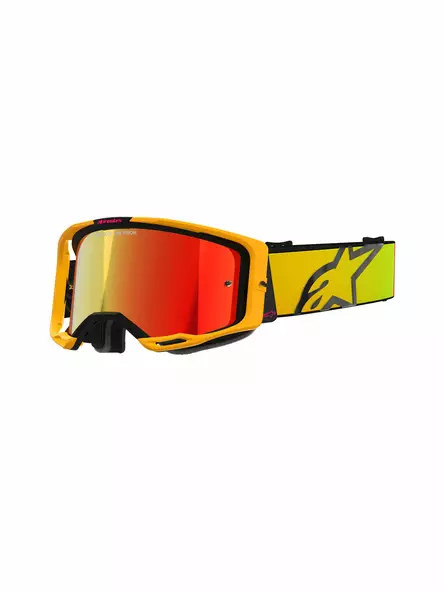 Alpinestars Goggle Vision 8 CORP Gul/Rosa Spegel/Röd - Goggles Onroad - D480714 - 1