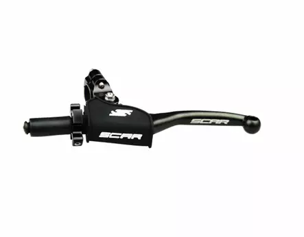 Scar Pivot Clutch lever assembly - Universal 2ST/4ST with Easy Adjuster - Black - Broms- & Kopplingshandtag - D500644 - 1