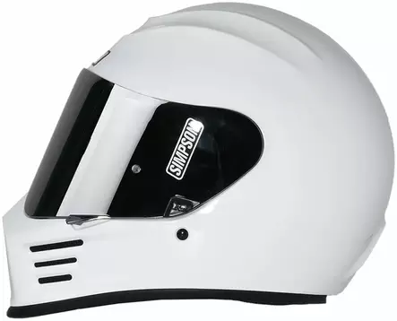 SIMPSON Hjälm Speed 06 solid white - Skoterhjälmar - D471604 - 2