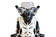 Powermadd Vindruta Polaris Matryx Medelhög 18" Klar/Med svart grafik - Vindrutor - D432524 - 1