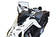 Powermadd Vindruta Polaris Matryx Medelhög 18" Klar/Med svart grafik - Vindrutor - D432524 - 2