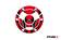 Puig Fuel Cap Cover Mod.Radical Triumph C/Red - Dekaler - D185754 - 1