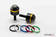 Puig Short Bar End W/Rings Bmw R1200R C/Black - Styrtillbehör - D185014 - 1