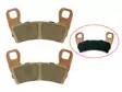 Bronco Brombelägg fram Polaris parvis - Bromsdelar - D530664 - 1