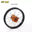 Haan wheel SX50 24-.. REAR 12-1,60 BLACK RIM/ORANGE HUB - Kompletta hjul - D526474 - 1