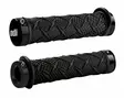 ODI ATV DUAL LOCK-ON GRIPS X-Treme Grip Black w/Black Clamps - Handtag - D490404 - 1
