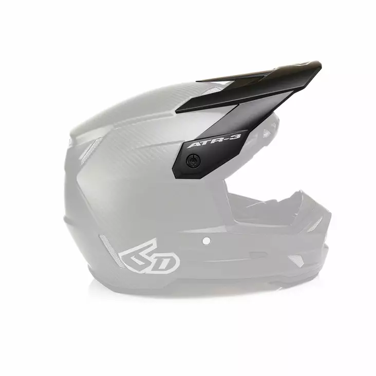 6D Helmet ATR-3 Visor Solid Matte Black - Tillbehör & Reservdelar - D529934 - 1