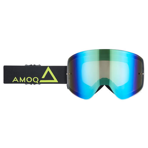 AMOQ Vision Magnetic Crossglasögon Black-HiVis - Gold Mirror - Goggles Onroad - D417454 - 1
