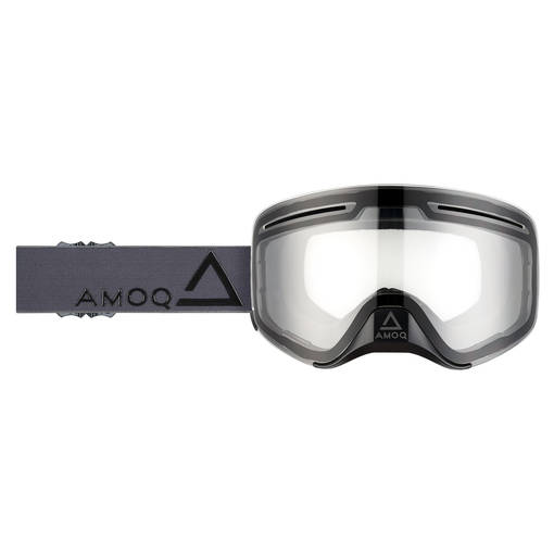 AMOQ Vision Vent+ Magnetic Skoterglasögon Dark Grey-Black - Clear - Goggles - D427804 - 1