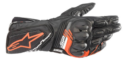 Alpinestars Handske SP-8 v3 Svart/Fluo Röd - Handskar Onroad - D355874 - 1