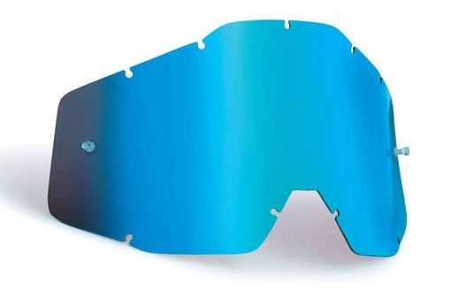 FMF POWERBOMB/CORE YOUTH Replacement Lins Anti-Fog Blå Spegel - Goggles Onroad - D363584 - 1