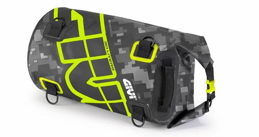Givi EA114CM Vattentät väska rulle 30lt svart/grå/gul - Mjuka väskor - D338494 - 1