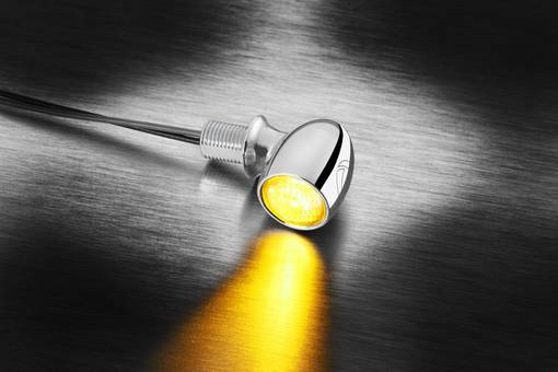 Kellermann Atto® indicator chrome w/ clear glass - Blinkers - D423134 - 1
