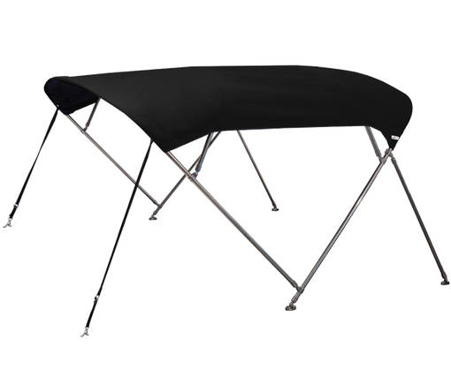 OS CRUISER BIMINI STAINLESS STEEL 4 BOW 2.7M-3.0M BLACK - Bimini - D130474 - 1