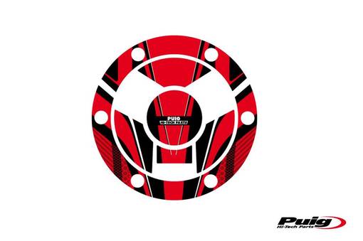 Puig Fuel Cap Cover Mod.Radical Triumph C/Red - Dekaler - D185754 - 1