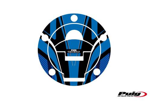 Puig Fuel Cap Cover Radical Ducati C/Blue - Dekaler - D183254 - 1