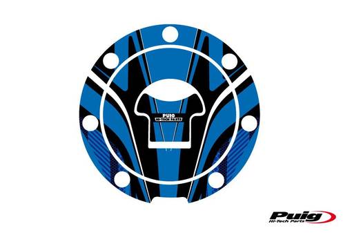 Puig Fuel Cap Cover Radical Honda C/Blue - Dekaler - D183264 - 1