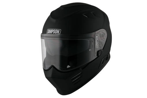 SIMPSON Hjälm Venom 06 solid matt black - Skoterhjälmar - D471594 - 1