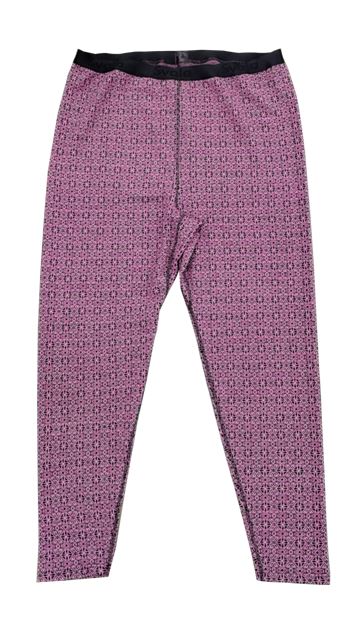 SVALA Merino Design Womens Pant Jacquard raspberry-grey - Underställ & Tillbehör - D463064 - 1