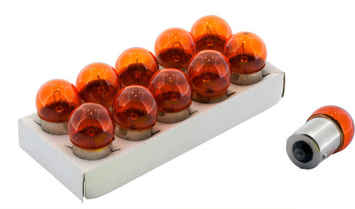 Solero Glödlampa 12V 10W BA15S orange - Glödlampor - D2144 - 1