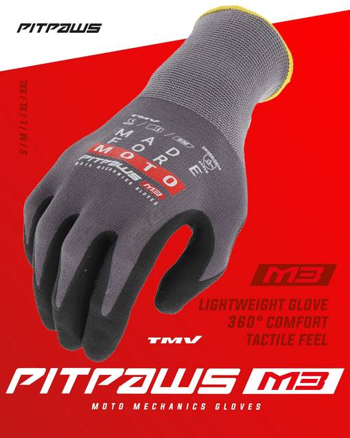 TMV Pitpaws gloves Black "Made for Moto" L - Dunkar & Tillbehör - D434264 - 1