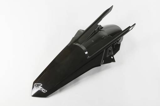 UFO Bakskärm EXC/EXC-F 2017-2019 Svart 001 - Stänk- & kedjeskydd - D379824 - 1