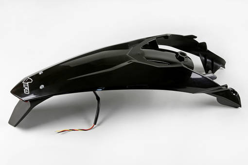 UFO Bakskärm Enduro LED EXC/EXC-F 125-500 2012-16 Svart 001 - Stänk- & kedjeskydd - D386314 - 1