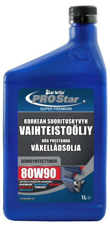 Växelhusolja 80W90 syntetisk blandning 1L - Motorolja - D151564 - 1