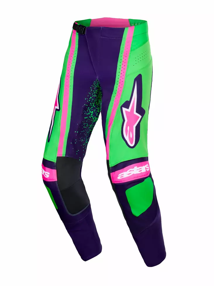 Alpinestars Byxor Techstar Nomur Lila/Grön/Fluo Rosa - Byxor Offroad - D492964 - 1