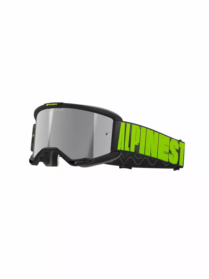 Alpinestars Goggle Vision 5 HOLLOW Grå/Gul Fluo/Spegel Silver - Goggles Onroad - D480724 - 1