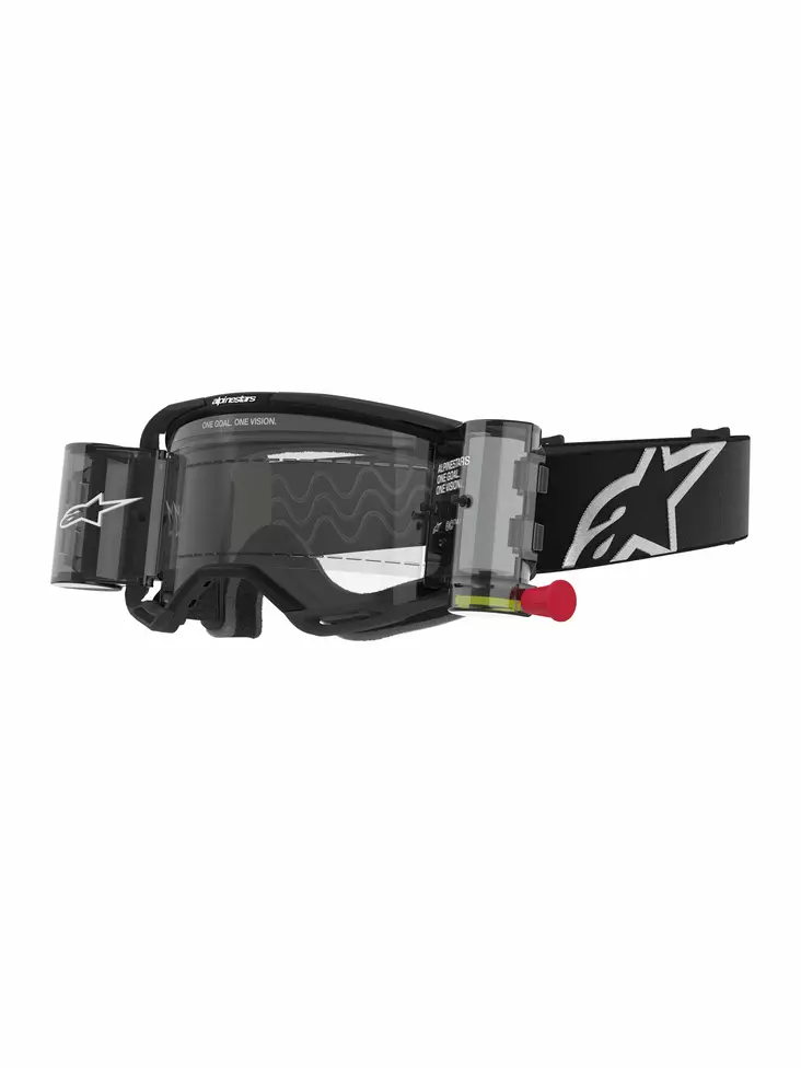 Alpinestars Goggle Vision 8 CORP Svart/Klart ROLL-OFF - Goggles Onroad - D480704 - 1