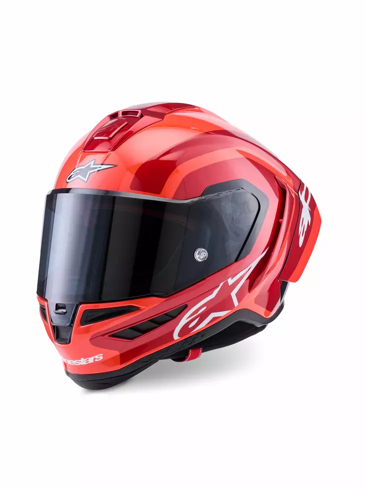 Alpinestars Hjälm Supertech S-R10 Arius Svart/Vit/Duo Röd - Skoterhjälmar - D507984 - 1