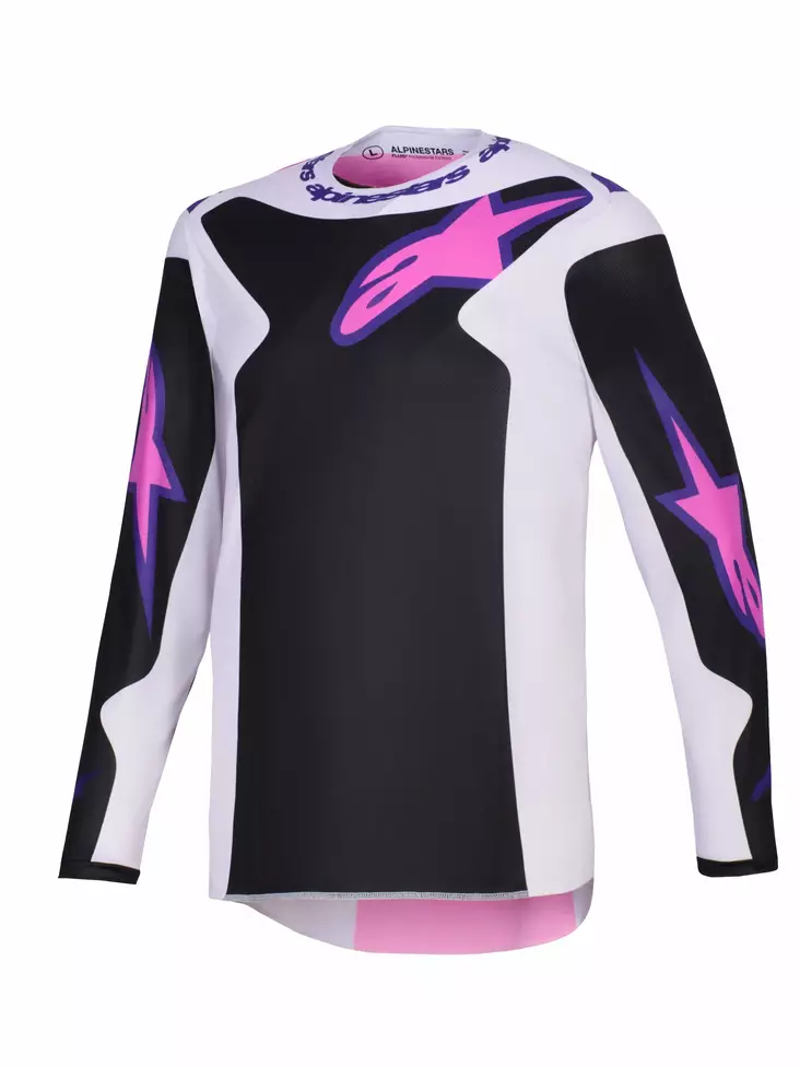 Alpinestars Tröja Fluid Grid Svart/Grå/Lila - Tröjor Offroad - D493054 - 1