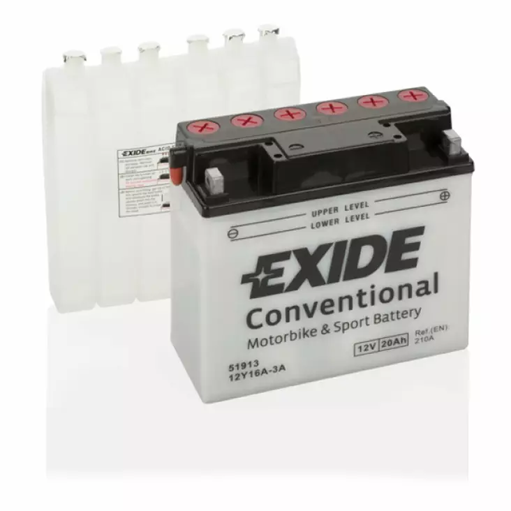 Exide batteri 12Y16A-3A - Batteri & Laddning - D528824 - 1