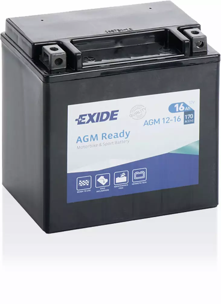 Exide batteri AGM12-16 - Batteri & Laddning - D528764 - 1