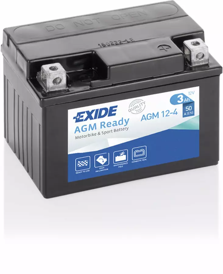 Exide batteri AGM12-4 - Batteri & Laddning - D528744 - 1