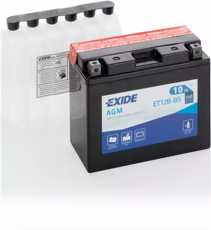 Exide batteri ET12B-BS - Batteri & Laddning - D528784 - 1