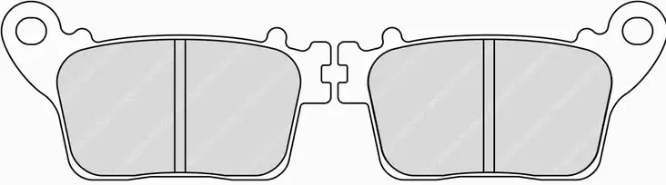 Ferodo brombklossats Sinter Grip Road: Honda, Kawasaki, Suzuki, Yamaha - Bromsbelägg - D475694 - 1