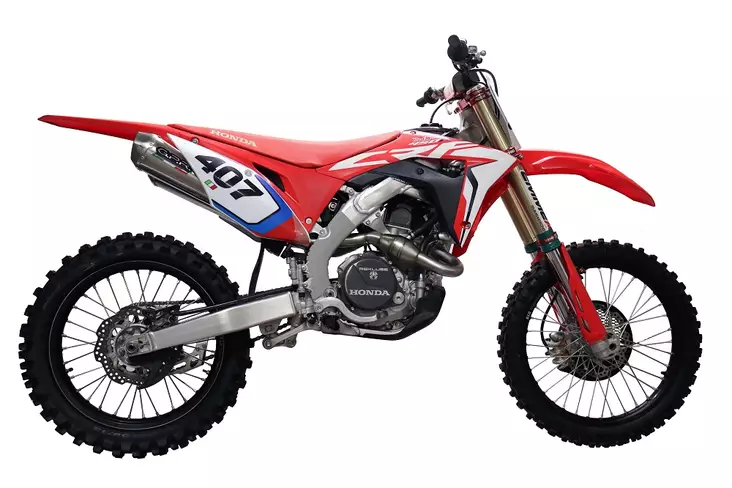 GPR HondaCrf 450 R/RX 2017/2020 PENTACROSS INOX DFS - Komplett avgassystem - D499914 - 1