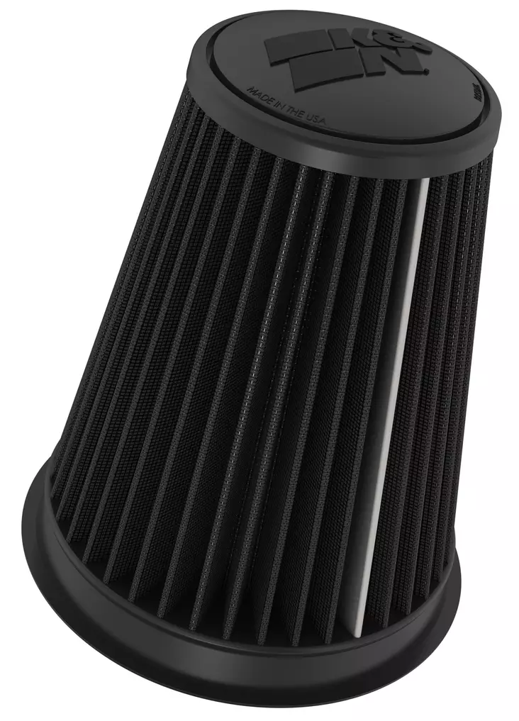 K&N Universal Clamp-On Air Filter 5"Flg 8-1/2"B 5"T 10-1/2"H Gen 3 Dry Diesel - Luftfilter - D521384 - 1