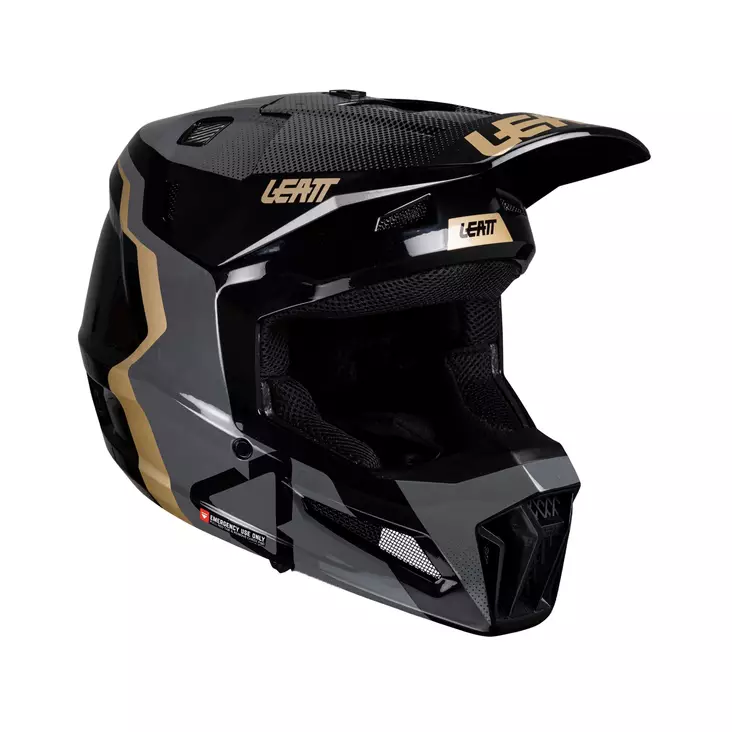 Leatt Helmet Kit Moto 3.5 Jr V25 Black - Skoterhjälmar - D484254 - 1