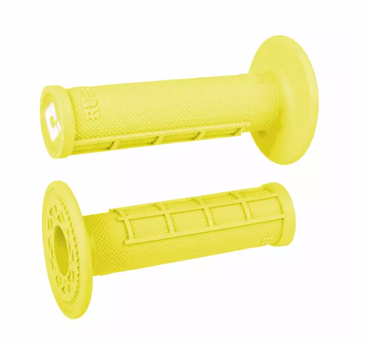 ODI Glue-On Grip Half-Waffle MX Single-Ply (Ruffian) FLO-Yellow - Handtag - D490234 - 1