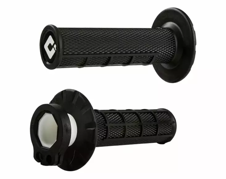 ODI Half-Waffle MX Lock-On Grip Set Black - Handtag - D490174 - 1