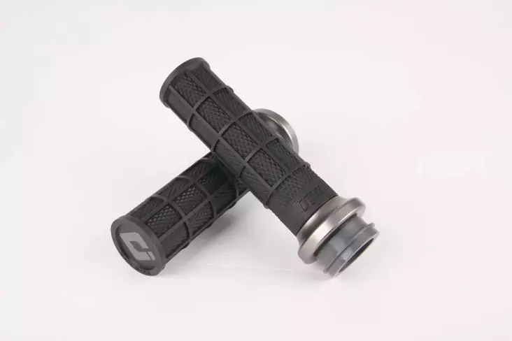 ODI Street V-TWIN Lock-On HART-LUCK Full-Waffle BLACK/Gunmetal/grey - Handtag - D490484 - 1