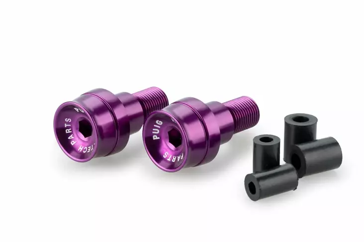 Puig Bar End Aluminum Mod.Speed Yamaha C/Purple - Styrtillbehör - D504184 - 1