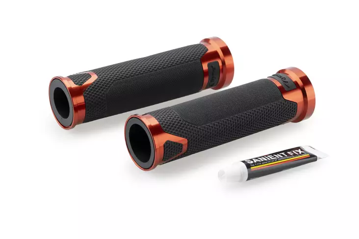 Puig Grips By Pair Puig Hi-Tech Revving 123Mm C/Orange - Handtag - D520304 - 1