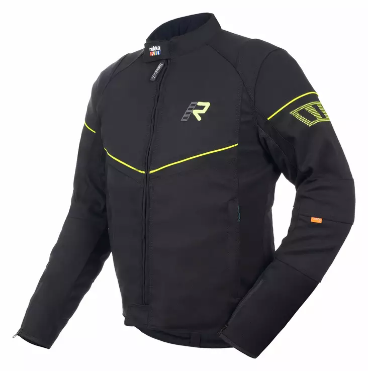 RUKKA Jacka AIRGOBI 2.0 Svart/Gul - Jackor Onroad - D482384 - 1
