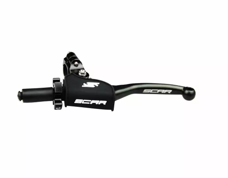 Scar Pivot Clutch lever assembly - Universal 2ST/4ST with Easy Adjuster - Black - Broms- & Kopplingshandtag - D500644 - 1