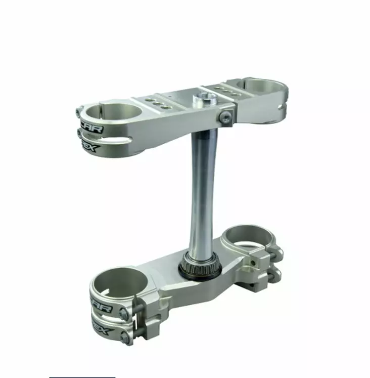 Scar Triple Clamps Apex KTM SX85 04-24 MC85 21-24 14mm Silver - Styrtillbehör - D520484 - 1